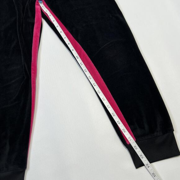 Converse Hoodie Pants Set Youth Large 12-13 Velour Pink Stripes Outfit Tracksuit - Picture 6 of 15